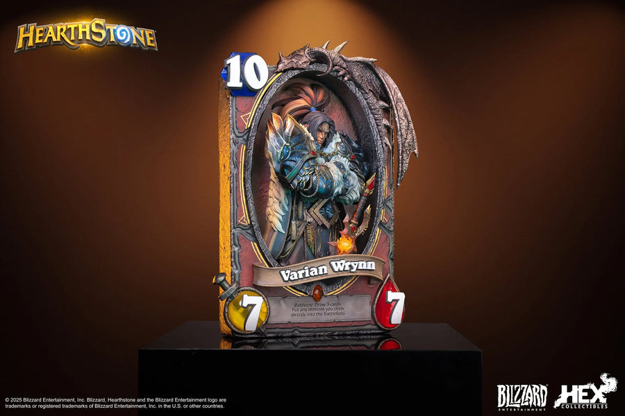 Varian Wrynn 3D Art Frame – HEX Collectibles – ActionFigure Brasil