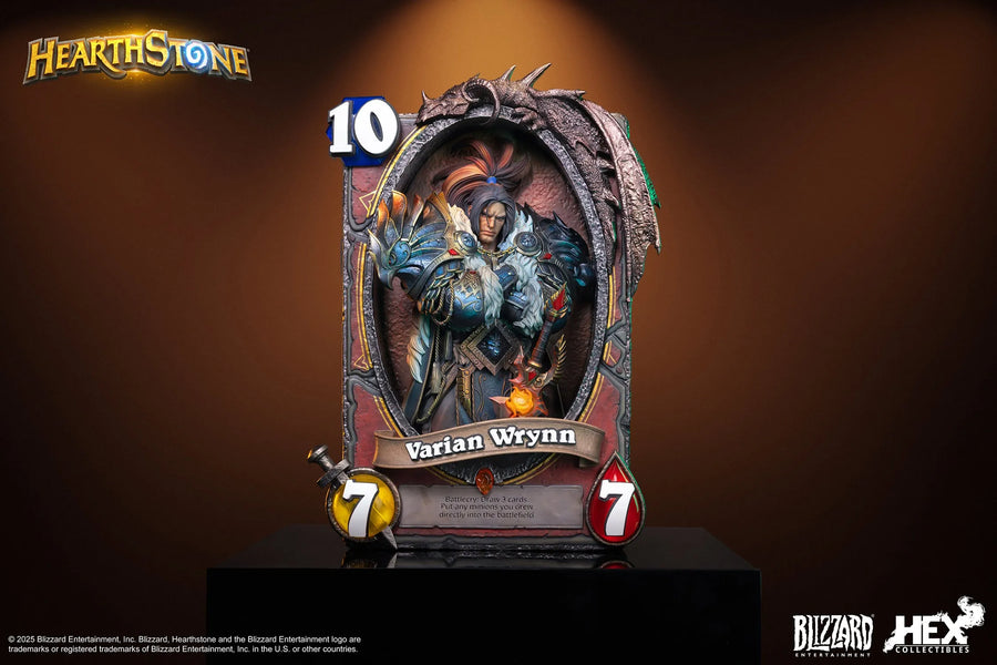 Varian Wrynn 3D Art Frame – HEX Collectibles – ActionFigure Brasil