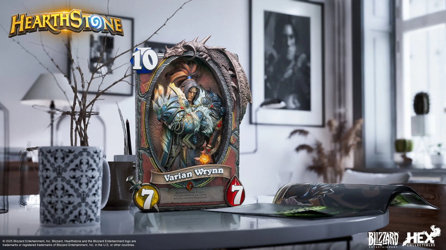 Varian Wrynn 3D Art Frame – HEX Collectibles – ActionFigure Brasil