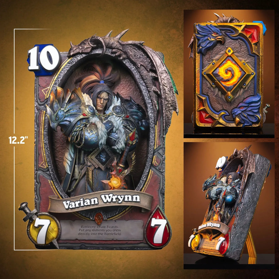 Varian Wrynn 3D Art Frame – HEX Collectibles – ActionFigure Brasil