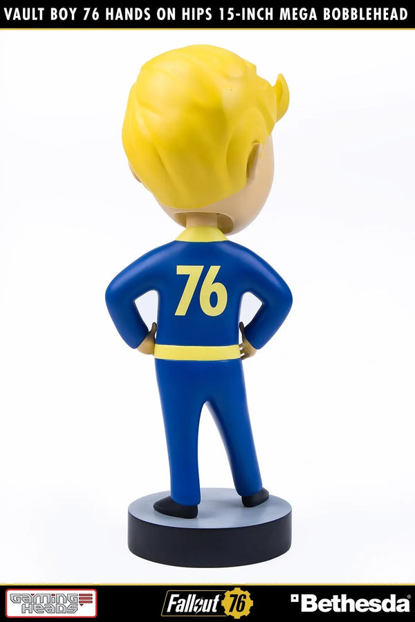 Vault Boy 76 (Hands on Hips) Mega Bobblehead (Hands on Hips) – Gaming Heads – ActionFigure Brasil