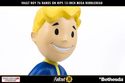 Vault Boy 76 (Hands on Hips) Mega Bobblehead (Hands on Hips) – Gaming Heads – ActionFigure Brasil — iluminação de estúdio