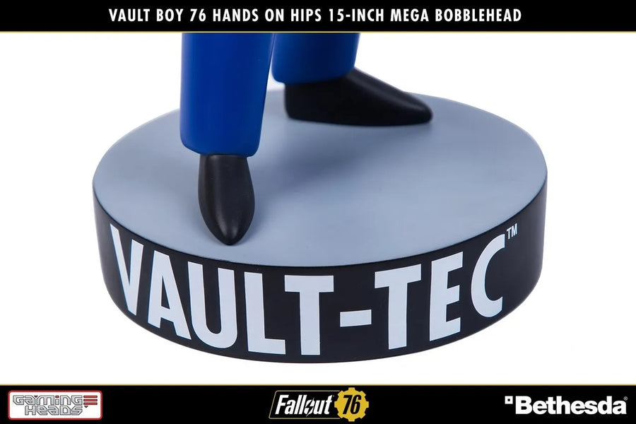 Vault Boy 76 (Hands on Hips) Mega Bobblehead (Hands on Hips) – Gaming Heads – ActionFigure Brasil