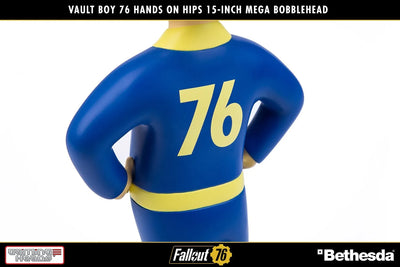 Vault Boy 76 (Hands on Hips) Mega Bobblehead (Hands on Hips) – Gaming Heads – ActionFigure Brasil — embalagem