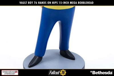 Vault Boy 76 (Hands on Hips) Mega Bobblehead (Hands on Hips) – Gaming Heads – ActionFigure Brasil — ambientada