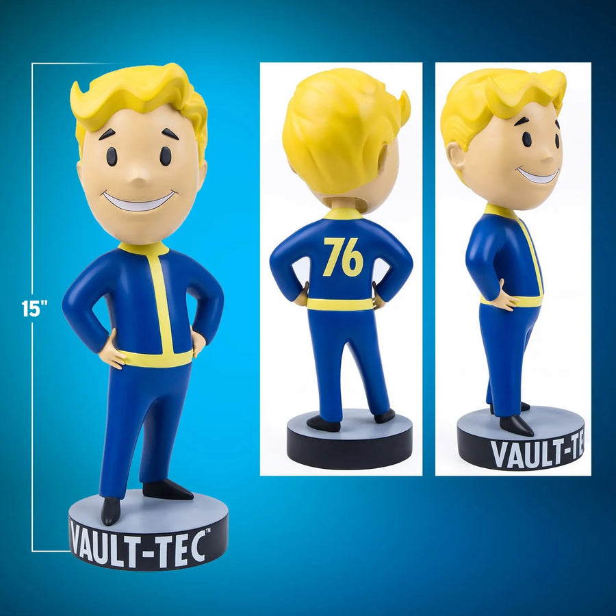 Vault Boy 76 (Hands on Hips) Mega Bobblehead (Hands on Hips) – Gaming Heads – ActionFigure Brasil