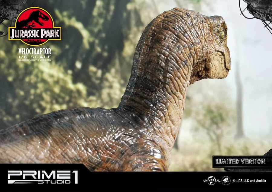 Velociraptor (Close Mouth Edition) Jurassic Park (Film) – Prime1Studio – ActionFigure Brasil