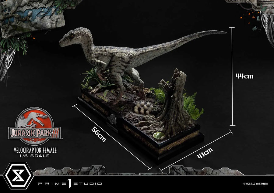 Velociraptor Female (Bonus Version) Jurassic Park III (Film) – Prime1Studio – ActionFigure Brasil