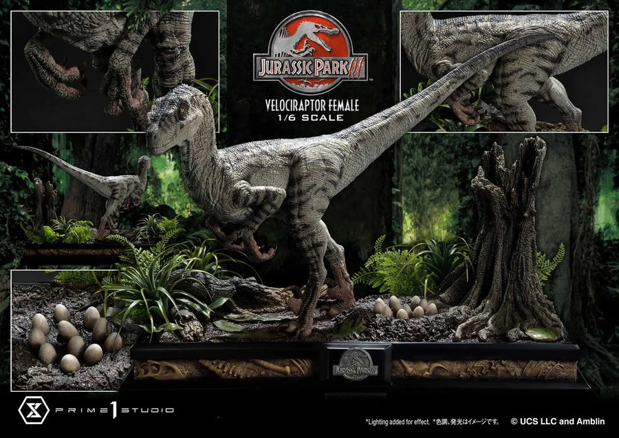 Velociraptor Female (Regular Version) Jurassic Park III (Film) – Prime1Studio – ActionFigure Brasil