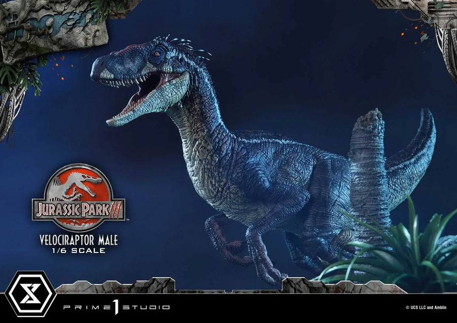 Velociraptor Male (Bonus Version) Jurassic Park III (Film) – Prime1Studio – ActionFigure Brasil