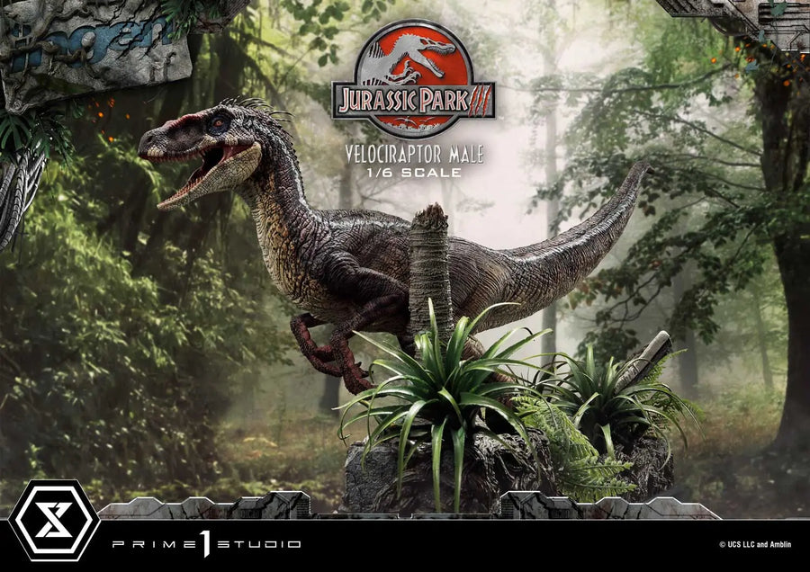 Velociraptor Male (Bonus Version) Jurassic Park III (Film) – Prime1Studio – ActionFigure Brasil