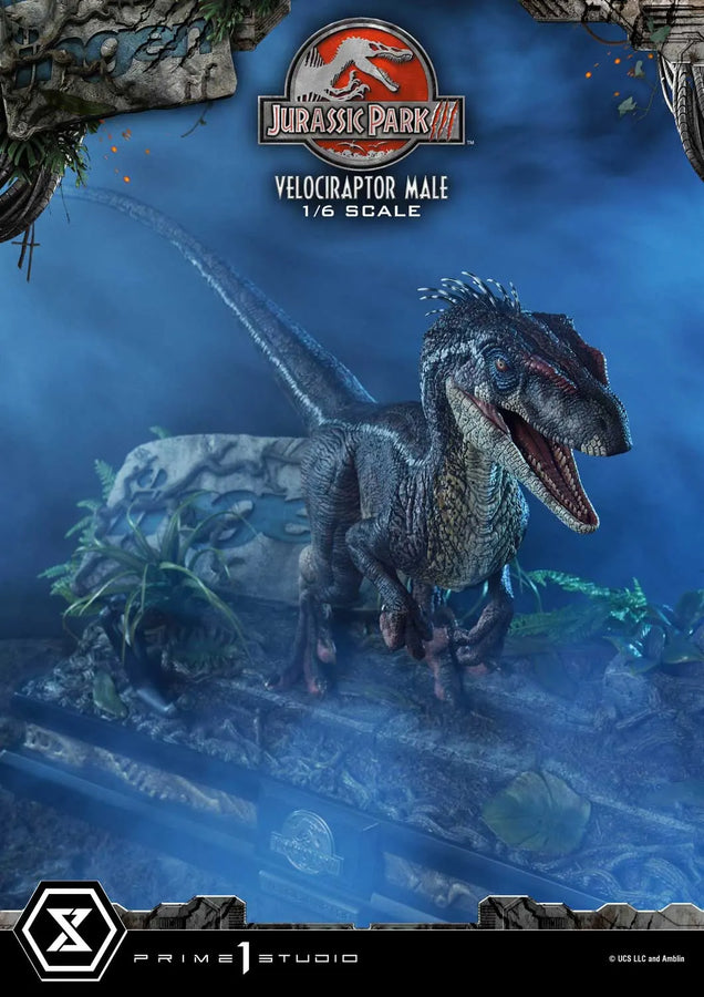 Velociraptor Male (Bonus Version) Jurassic Park III (Film) – Prime1Studio – ActionFigure Brasil