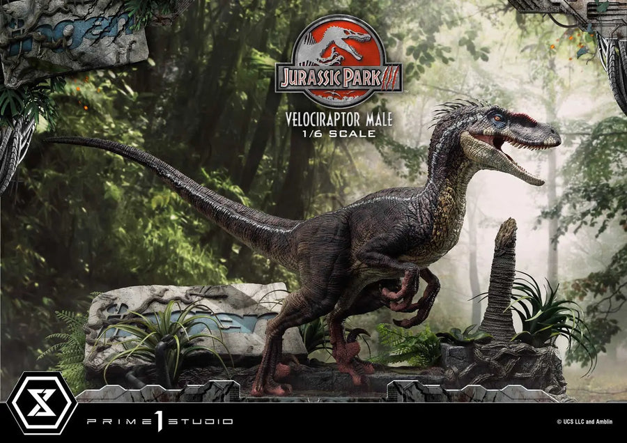 Velociraptor Male (Bonus Version) Jurassic Park III (Film) – Prime1Studio – ActionFigure Brasil