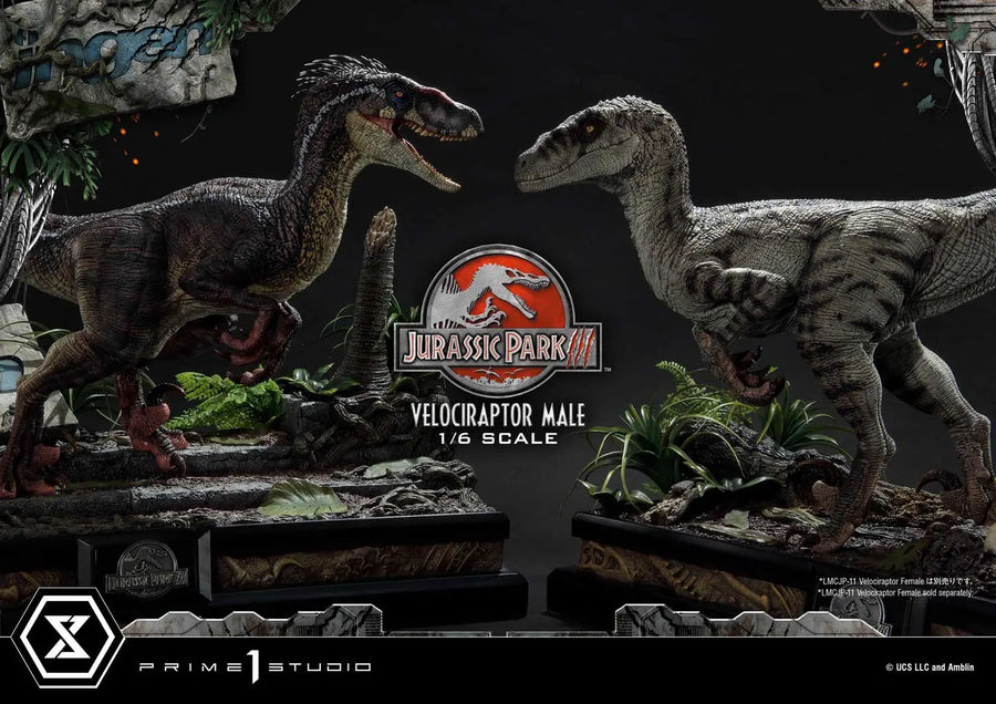 Velociraptor Male (Bonus Version) Jurassic Park III (Film) – Prime1Studio – ActionFigure Brasil
