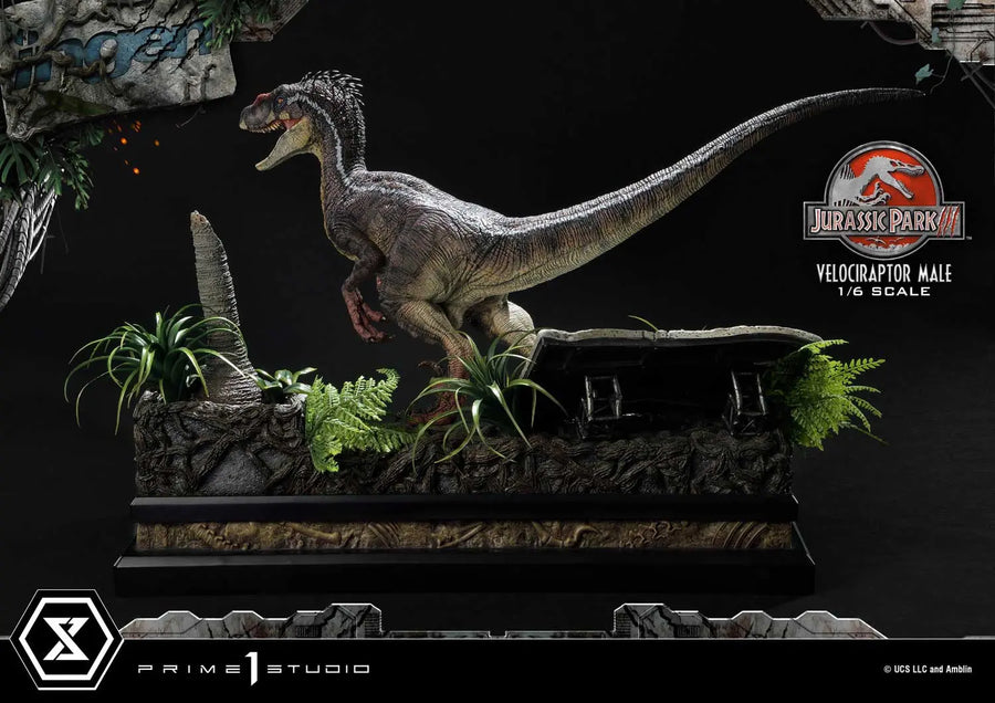 Velociraptor Male (Bonus Version) Jurassic Park III (Film) – Prime1Studio – ActionFigure Brasil