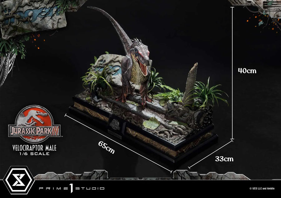 Velociraptor Male (Bonus Version) Jurassic Park III (Film) – Prime1Studio – ActionFigure Brasil