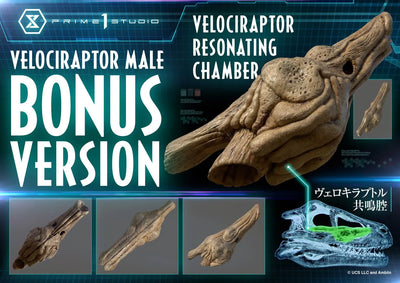 Velociraptor Male Bonus Version - LIMITED EDITION: TBD (Bonus Version) – Prime 1 Studio – ActionFigure Brasil — close