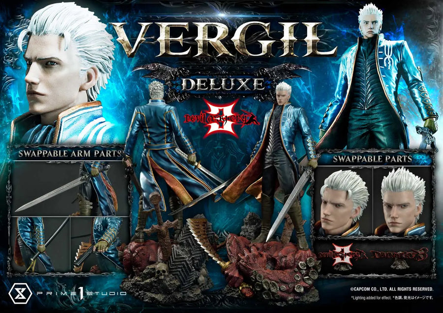 Vergil (Deluxe Bonus Version) Devil May Cry 3 – Prime1Studio – ActionFigure Brasil