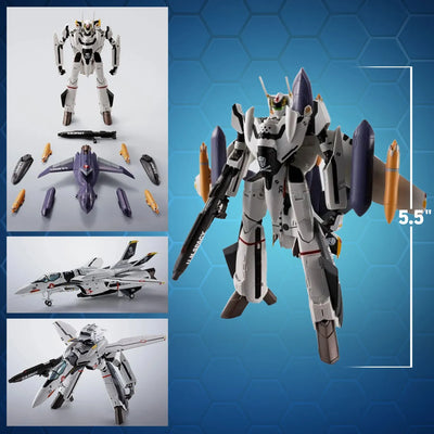 VF-0S Phoenix (Roy Focker Use) + QF-2200D-B Ghost – Tamashii Nations – ActionFigure Brasil — ângulo diferente