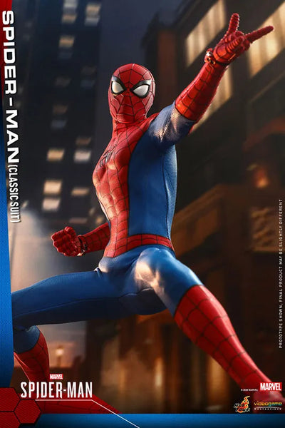 Video Game Masterpiece "Marvel's Spider-Man" 1/6 Scale Figure Spider-Man (Classic Suit Edition)ㅤ – Hot Toys – ActionFigureBrasil — detalhe do produto