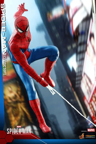 Video Game Masterpiece "Marvel's Spider-Man" 1/6 Scale Figure Spider-Man (Classic Suit Edition)ㅤ – Hot Toys – ActionFigureBrasil — embalagem
