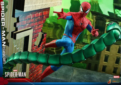 Video Game Masterpiece "Marvel's Spider-Man" 1/6 Scale Figure Spider-Man (Classic Suit Edition)ㅤ – Hot Toys – ActionFigureBrasil — detalhe do produto