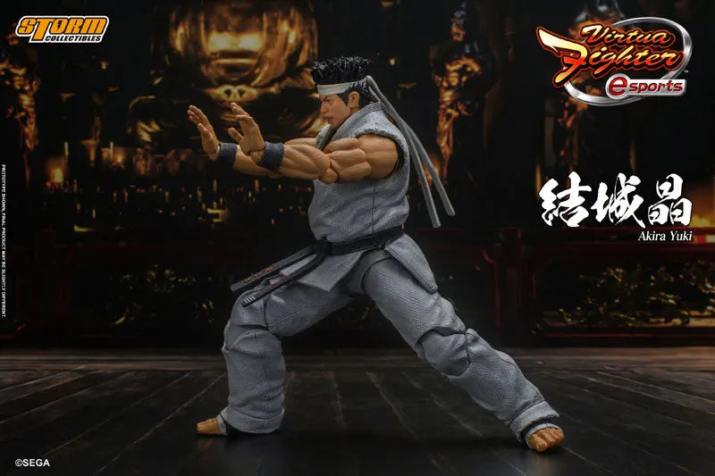 Virtua Fighter eSports Action Figure Akira Yukiㅤ – Storm Collectibles – ActionFigureBrasil