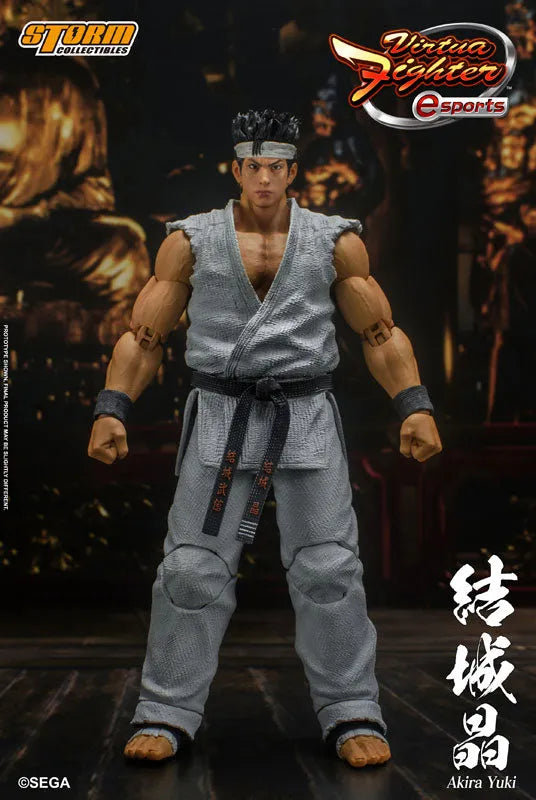 Virtua Fighter eSports Action Figure Akira Yukiㅤ – Storm Collectibles – ActionFigureBrasil