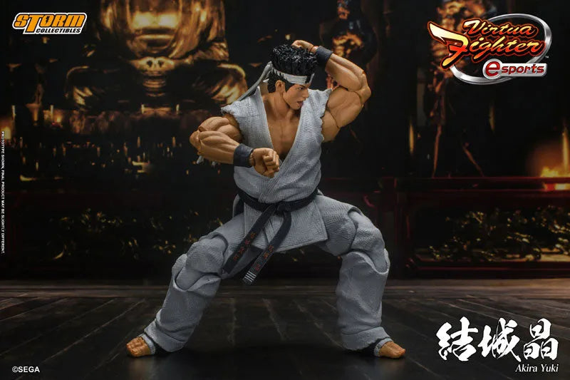 Virtua Fighter eSports Action Figure Akira Yukiㅤ – Storm Collectibles – ActionFigureBrasil