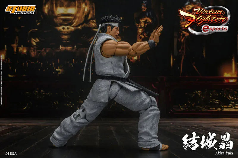 Virtua Fighter eSports Action Figure Akira Yukiㅤ – Storm Collectibles – ActionFigureBrasil