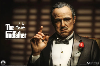 Vito Andolini Corleone (1972) – Damtoys – ActionFigure Brasil — com base expositora