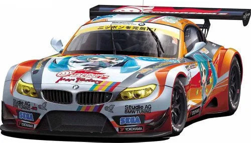 Vocaloid - GOOD SMILE Racing - Hatsune Miku and Future Stars: Project Mirai - Hatsune Miku - Itasha - 2012 ProjectMirai GOOD SMILE Racing BMW Z4 GT3 - 1/24 - BMW Z4 GT3 - Round 1 (Okayama) (Fujimi)ㅤ – Fujimi – ActionFigureBrasil