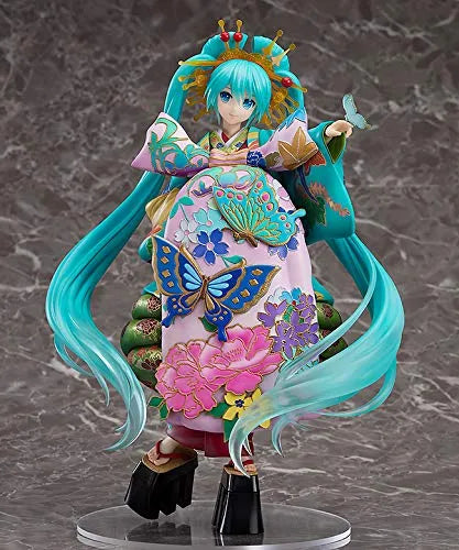Vocaloid - Hatsune Miku - 1/7 - Chokabuki Kuruwa Kotoba Awase Kagami Ver. (Good Smile Company)ㅤ – Good Smile Company – ActionFigureBrasil