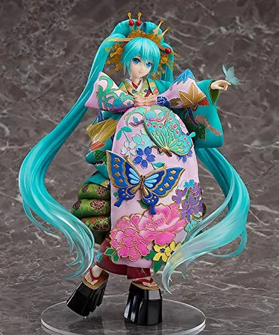 Vocaloid - Hatsune Miku - 1/7 - Chokabuki Kuruwa Kotoba Awase Kagami Ver. (Good Smile Company)ㅤ – Good Smile Company – ActionFigureBrasil — ambientada