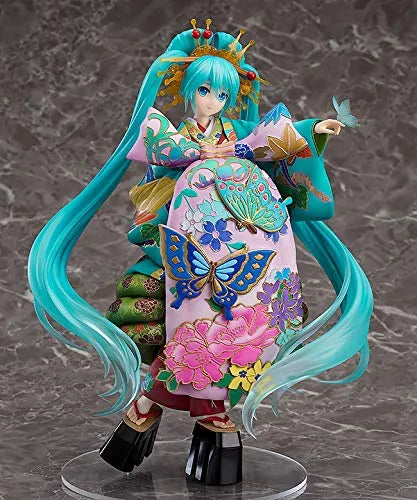 Vocaloid - Hatsune Miku - 1/7 - Chokabuki Kuruwa Kotoba Awase Kagami Ver. (Good Smile Company)ㅤ – Good Smile Company – ActionFigureBrasil