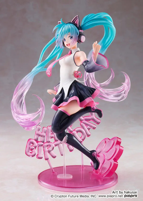 Vocaloid - Hatsune Miku - Artist MasterPiece - Birthday 2021, Happy Cat (Taito)ㅤ – Taito – ActionFigureBrasil