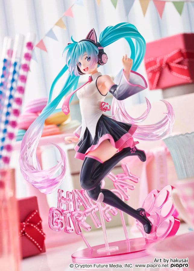 Vocaloid - Hatsune Miku - Artist MasterPiece - Birthday 2021, Happy Cat (Taito)ㅤ – Taito – ActionFigureBrasil