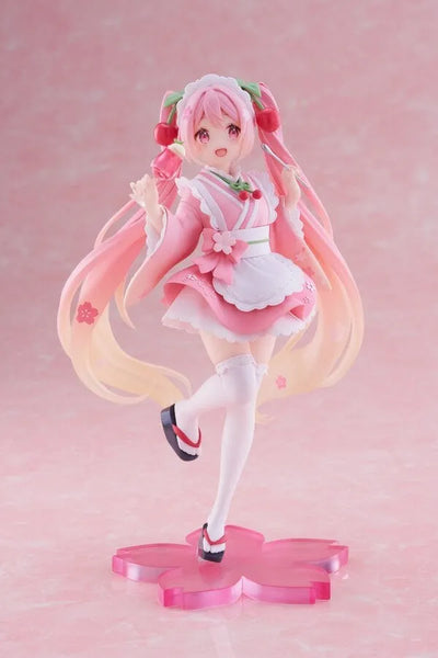 Vocaloid - Hatsune Miku - Coreful Figure - Sakura, Wafuu Kissa ver. - 2026 Re-release (Taito)ㅤ – Taito – ActionFigureBrasil — ângulo diferente