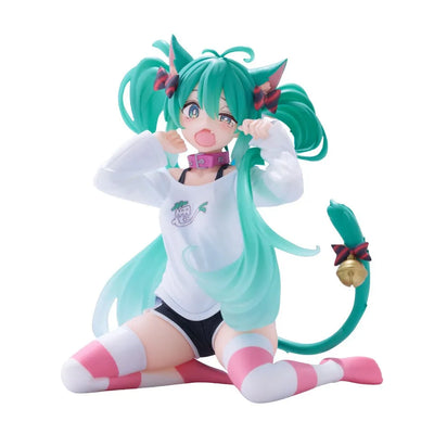 Vocaloid - Hatsune Miku - Desktop Cute - Nekomimi T-Shirt ver. (Taito)ㅤ – Taito – ActionFigureBrasil