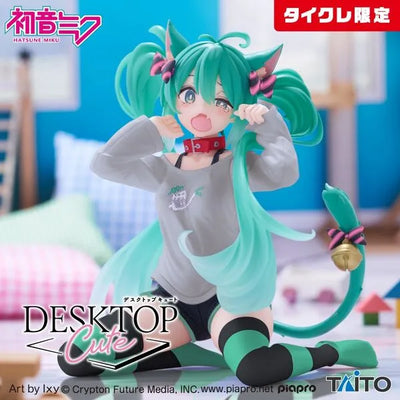 Vocaloid - Hatsune Miku - Desktop Cute - Nekomimi T-Shirt ver., Taito Online Crane Limited (Taito)ㅤ – Taito – ActionFigureBrasil