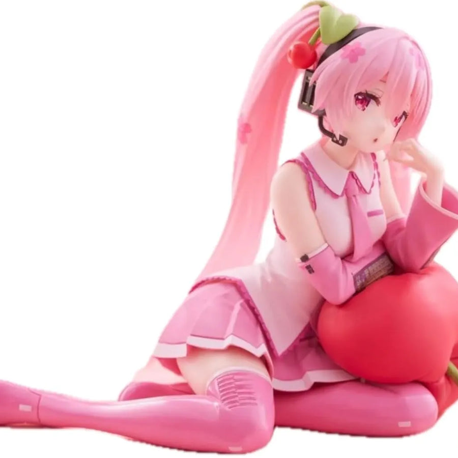 Vocaloid - Hatsune Miku - Desktop Cute - Sakura, Cherry Cushion Ver. (Taito)ㅤ – Taito – ActionFigureBrasil