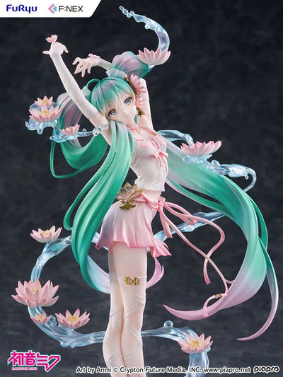 Vocaloid - Hatsune Miku - F:Nex - 1/7 - Water Lily Ver. (FuRyu)ㅤ – FuRyu – ActionFigureBrasil — com base expositora