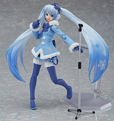 Vocaloid - Hatsune Miku - Figma #EX-039 - Snow 2012, Fluffy Coat ver. (Max Factory)ㅤ – Max Factory – ActionFigureBrasil