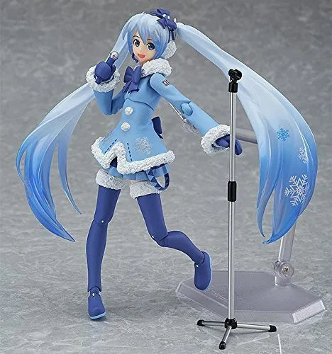 Vocaloid - Hatsune Miku - Figma #EX-039 - Snow 2012, Fluffy Coat ver. (Max Factory)ㅤ – Max Factory – ActionFigureBrasil