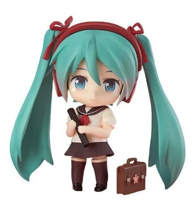 Vocaloid - Hatsune Miku - Good Smile Kuji - Good Smile Kuji "Hatsune Miku 2014 Spring Ver." - Nendoroid #381a - School Uniform ver.ㅤ – Good Smile Company – ActionFigureBrasil