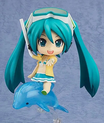 Vocaloid - Hatsune Miku - HappyKuji - HappyKuji Hatsune Miku 2013 Summer ver. - Nendoroid #339a - Family Mart 2013 ver. - Swimsuit ver.ㅤ – Good Smile Company – ActionFigureBrasil