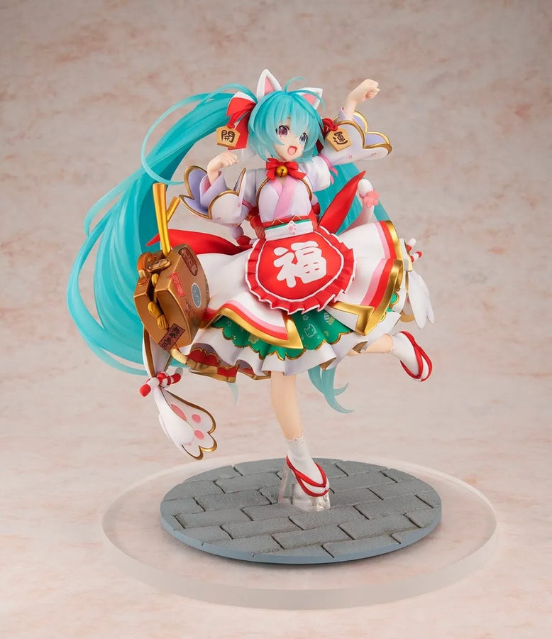 Vocaloid - Hatsune Miku - Hatsune Miku x Maneki Neko - KDcolle - 1/7 - Maneki Miku ver. (Kadokawa)ㅤ – Kadokawa – ActionFigureBrasil
