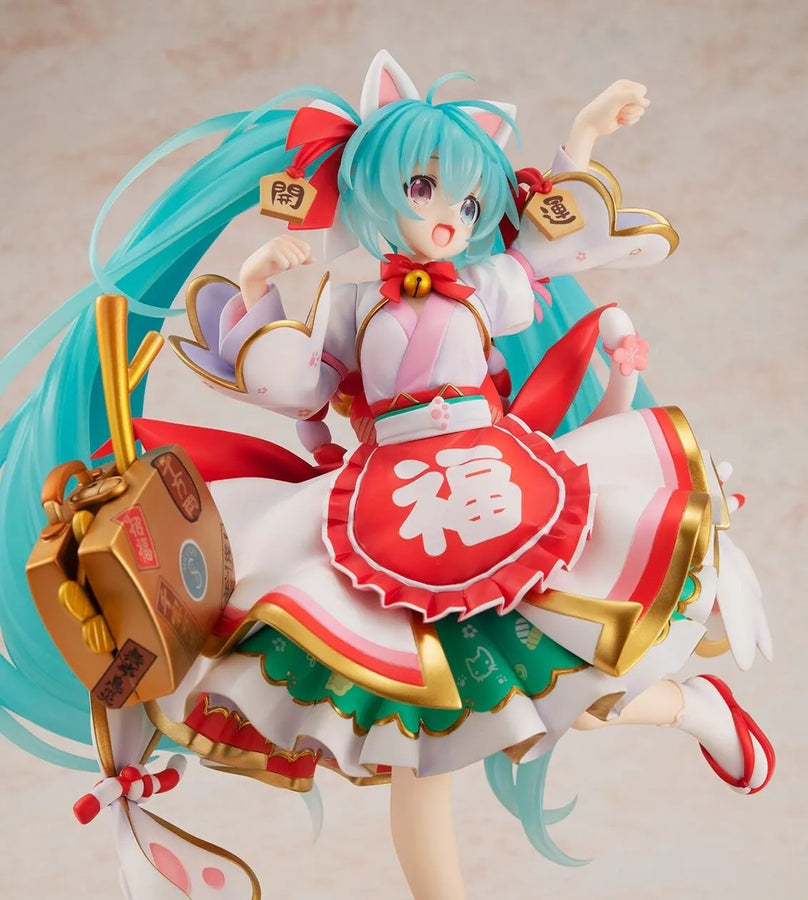 Vocaloid - Hatsune Miku - Hatsune Miku x Maneki Neko - KDcolle - 1/7 - Maneki Miku ver. (Kadokawa)ㅤ – Kadokawa – ActionFigureBrasil