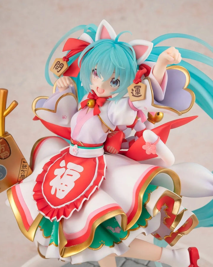 Vocaloid - Hatsune Miku - Hatsune Miku x Maneki Neko - KDcolle - 1/7 - Maneki Miku ver. (Kadokawa)ㅤ – Kadokawa – ActionFigureBrasil
