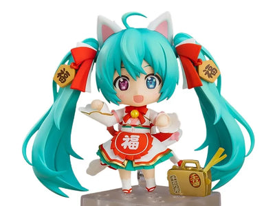 Vocaloid - Hatsune Miku - Hatsune Miku x Maneki Neko - Nendoroid #1777 - Maneki Miku Ver. - 2025 Re-release (Good Smile Company) [Shop Exclusive]ㅤ – Good Smile Company – ActionFigureBrasil